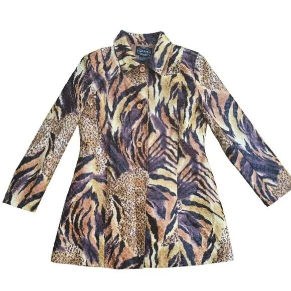 Wild child energy 🐅✨ Vintage mid-length button-up statement coat - Picture 2 of 4